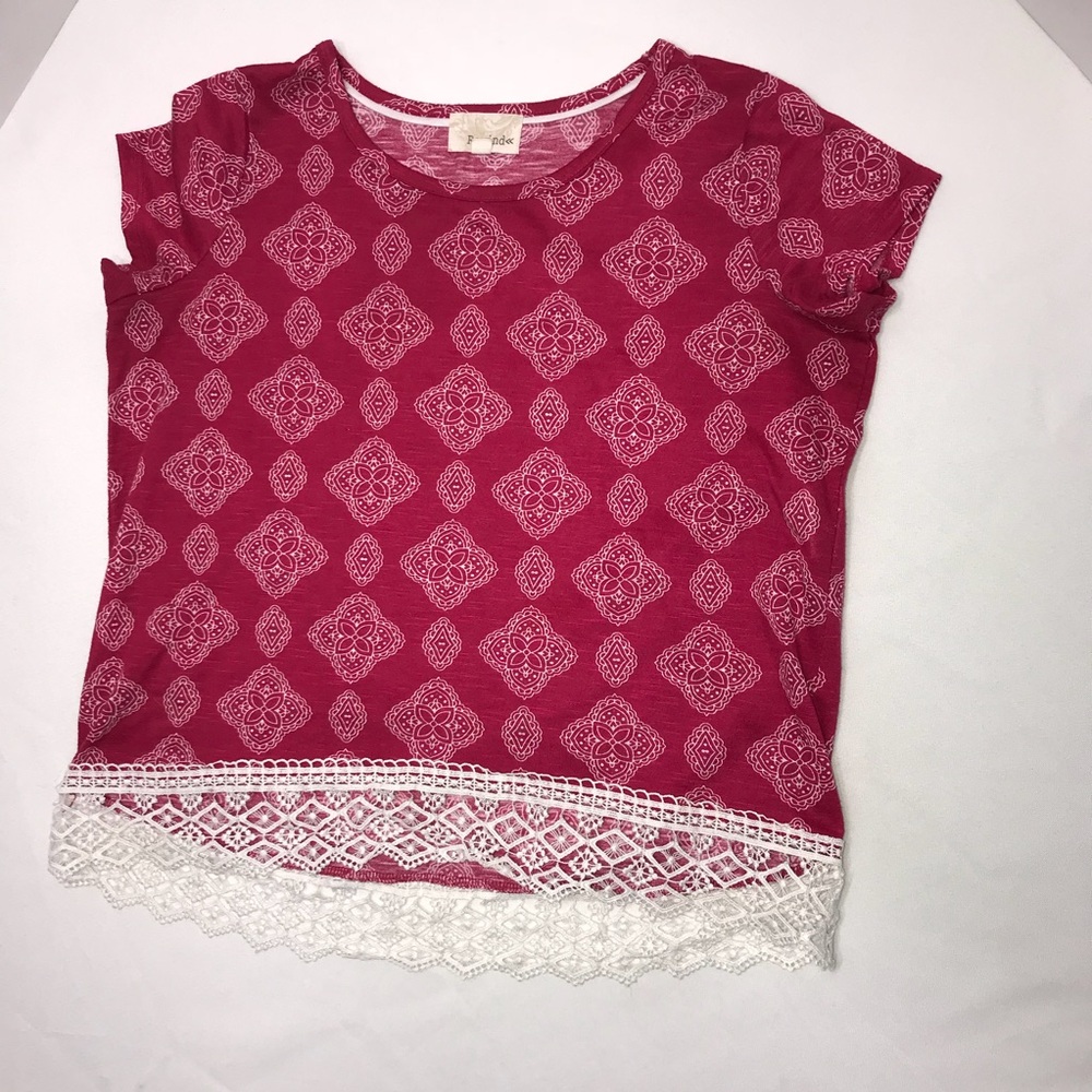 Rewind Small crop top lace bottom
